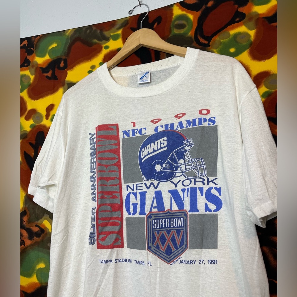 Vintage 90s New York Giants NFC Champs Super Bowl Men’s Tee